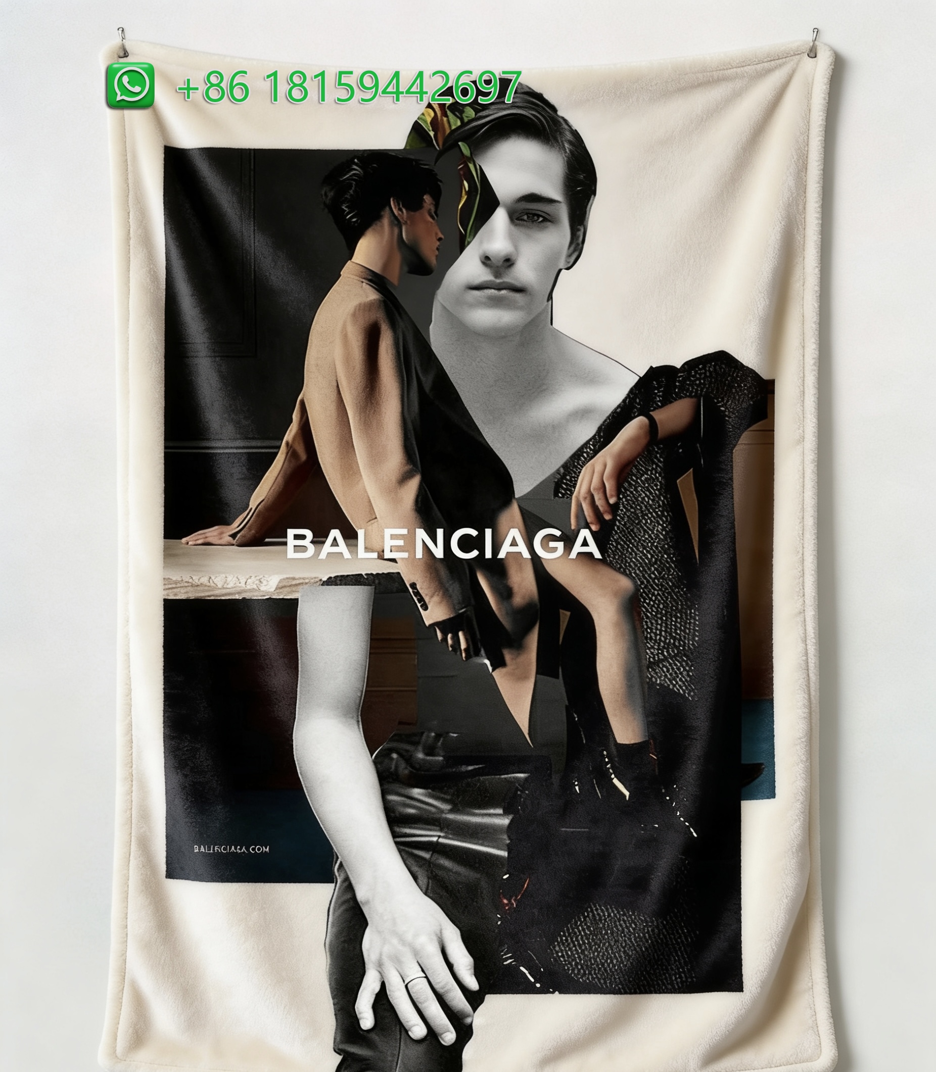 Balenciaga Throw Blankets